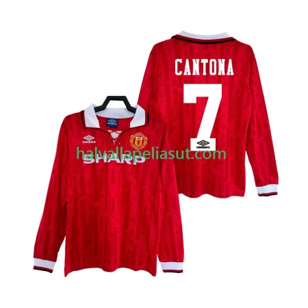 Jalkapallo Pelipaidat/Peliasut Manchester United CANTONA 7 1992 Retro Kotipaita 1994 Pitkähihainen